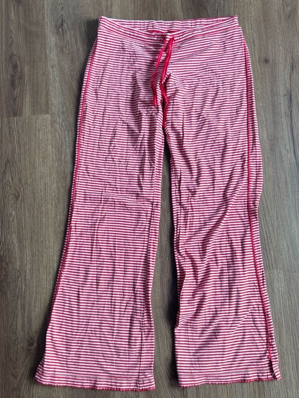Victoria's Secret Pink & White Striped Stretchy Pants